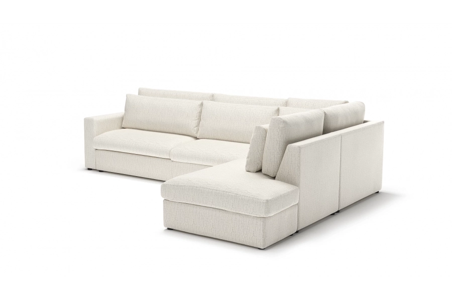 Model Portofino - Portofino sofa 1,5 osobowa + sofa 1,5 osobowa + otomana prawa